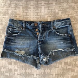 Free people denim shorts